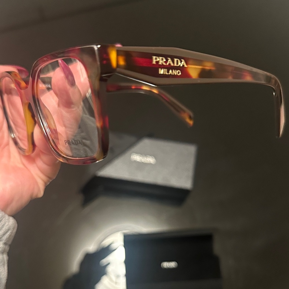 Prada Multicolor Tortoise Shell Eyewear
